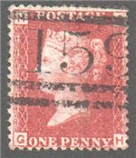 Great Britain Scott 33 Used Plate 78 - GH